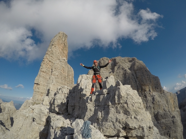 Enjoying climbing 