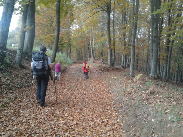 En el sendero con los peques
