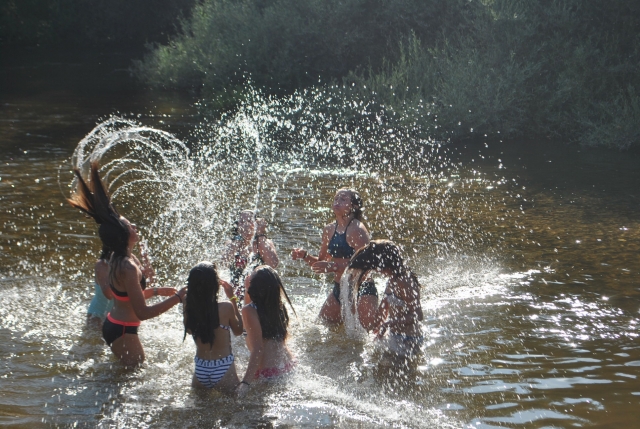 Un chapuzón en el río