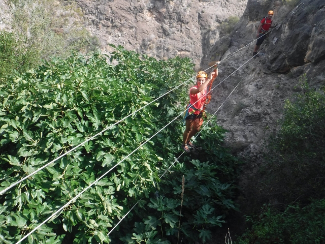 Via ferrata los Almadenes à Murcie 
