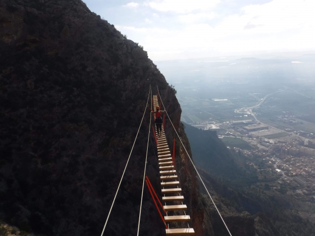  Suspension bridge on the via