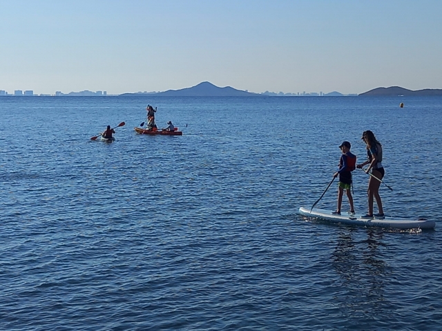 Durante el alquiler de SUP