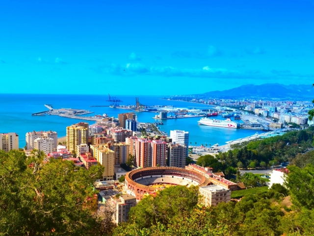  Ausblicke von den Aussichtspunkten von Malaga 