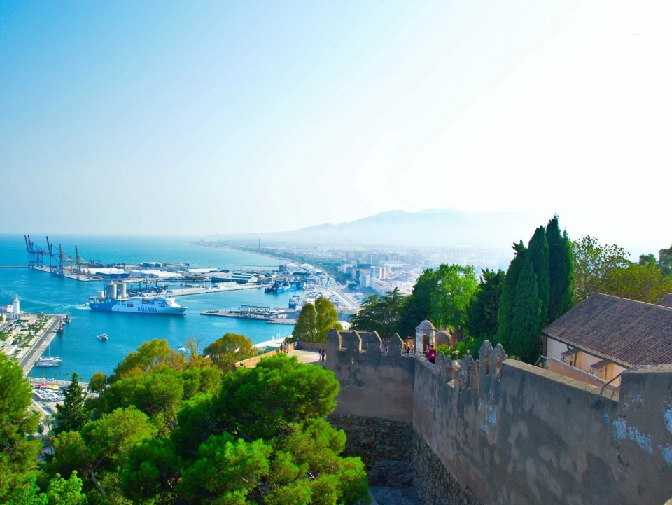 Ausblicke von der Burg Gibralfaro 