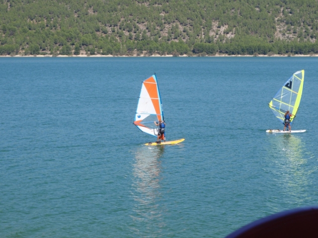 Navegando por el embalse