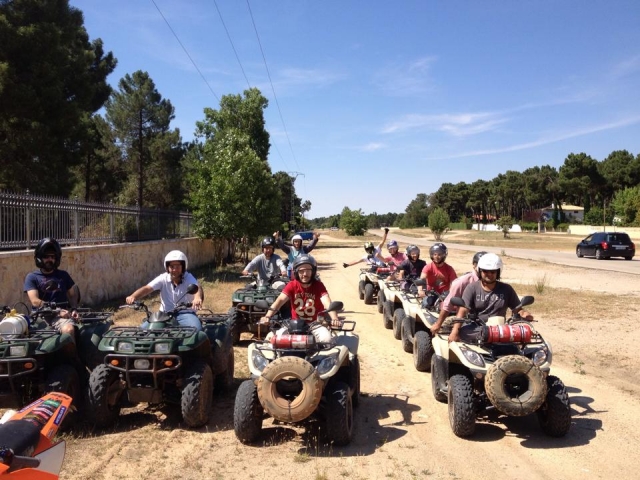 Salida en grupo con quads