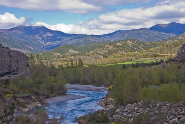 Atractivo paisaje de los Pirineos