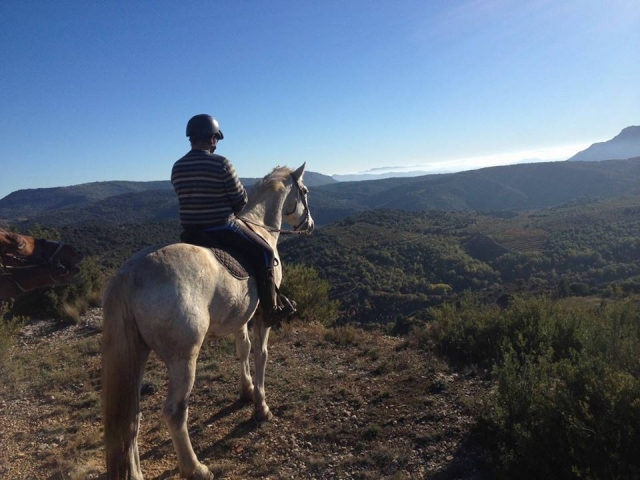 Contemplando el bonito paisaje 