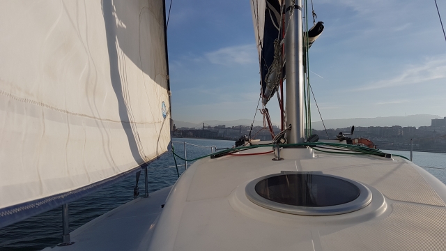 Sailboat on the way 