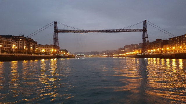 The suspension bridge 