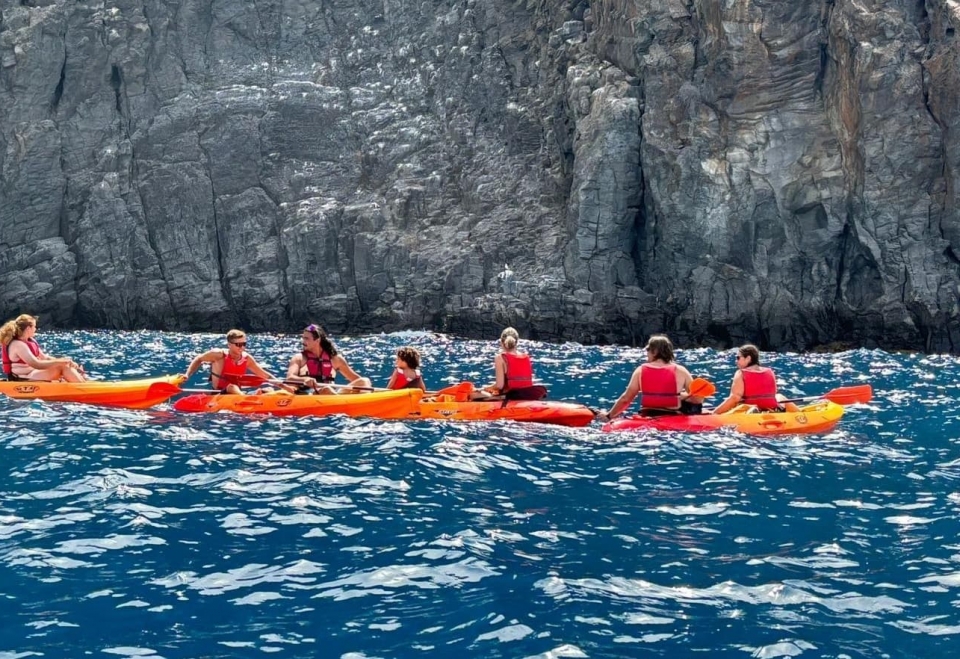 Ruta en kayak por Palm-Mar