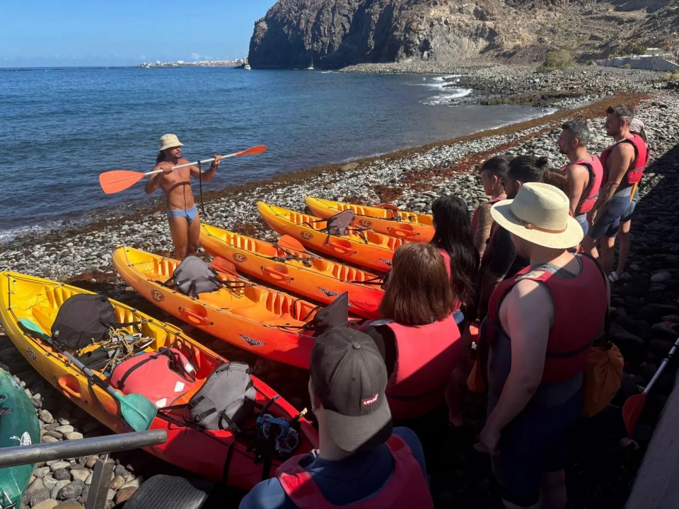 Ruta guiada en kayak por Tenerife