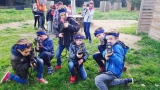 Outdoor laser combat game for children in Montgrí