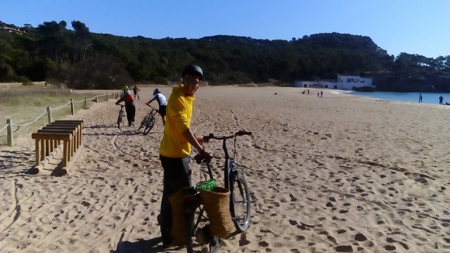  Praia e burricicleta 