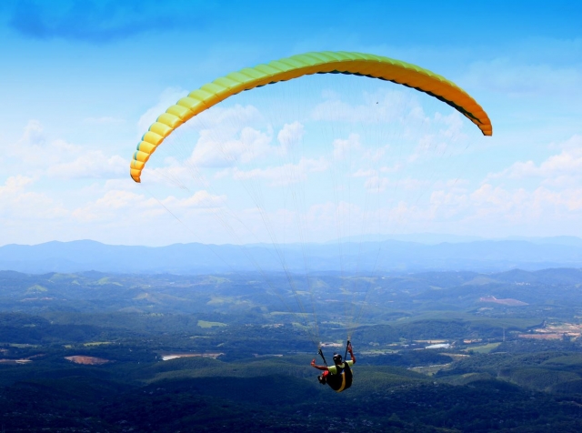  Paragliding südlich von Cáceres 
