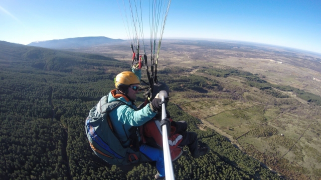 Gleitschirmfliegen in La Muela 