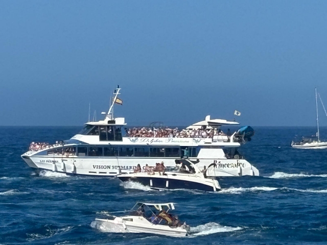  Boat excursion along the Canary coast 