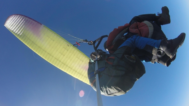 Foto desde el otro parapente