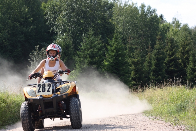  Kicking up dust