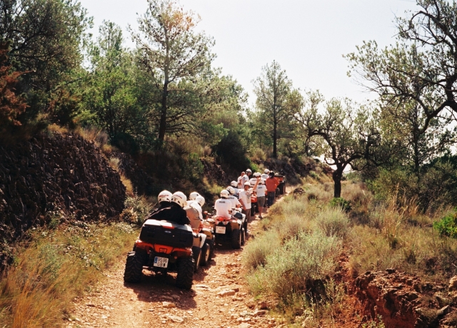  On the way through the mountains of Tarragona 