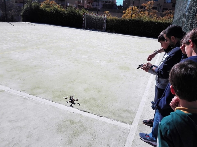  testando um drone 