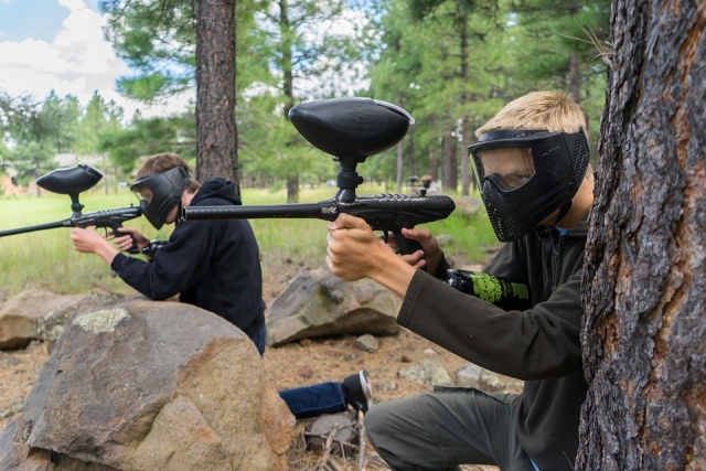  Ostacoli e nascondigli naturali nel Paintball 