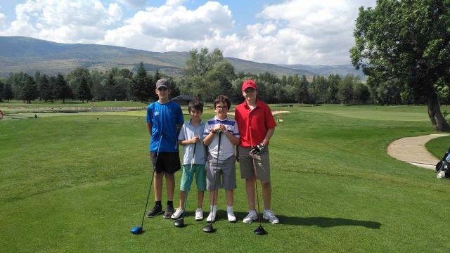 Alumnos de golf