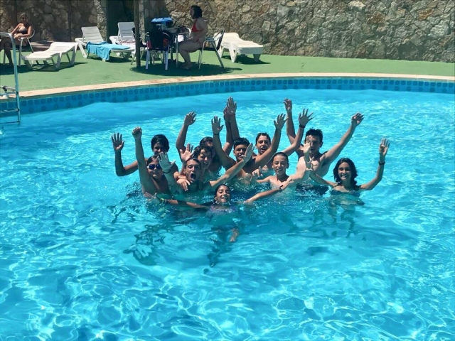 Juegos en la alberca