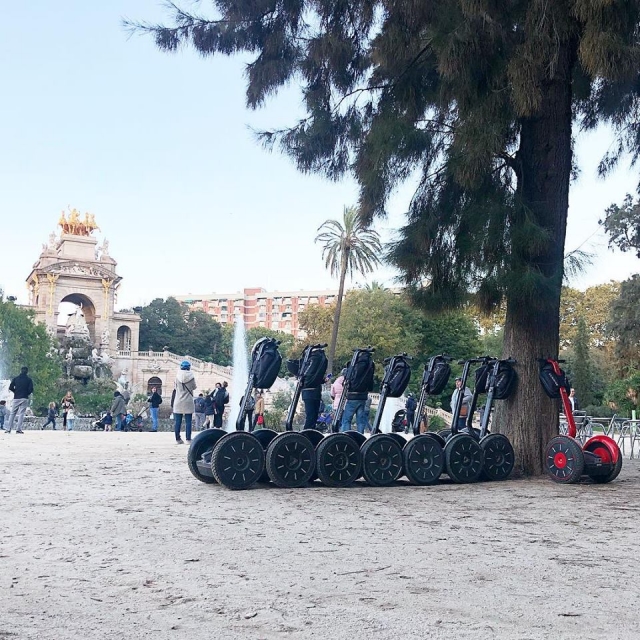 Segway en Parc de Ciudadella