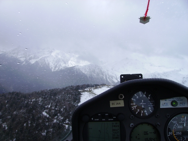  Die Aussicht aus dem Cockpit 