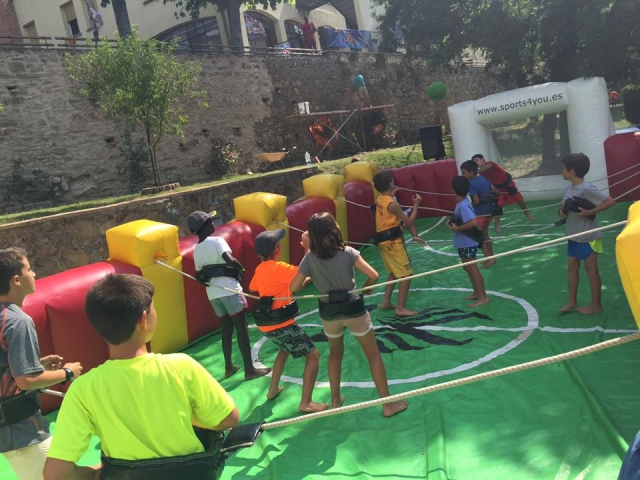 El futbolín humano