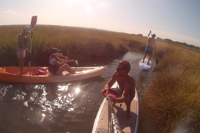  Traversée en kayak et paddle surf 
