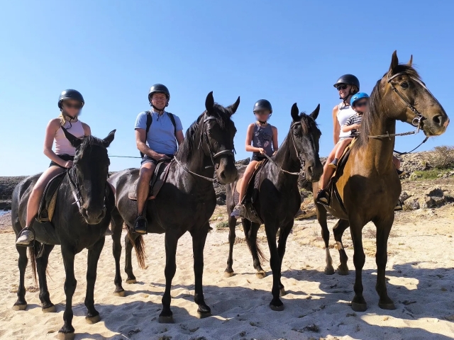  Passeggiate a cavallo sulla spiaggia 