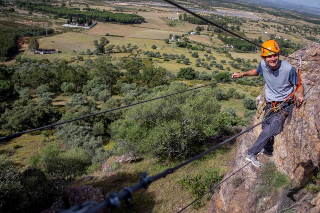 Vía Ferrata el Morante para principiantes
