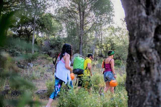 Recorrido de la vía ferrata el morante