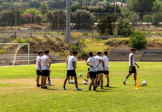  Soccer camp at a Valencian school 