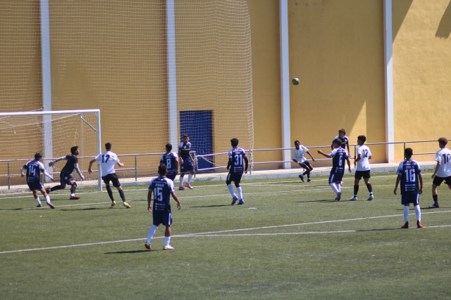  During a soccer game 