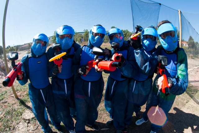 Paintball en campamento