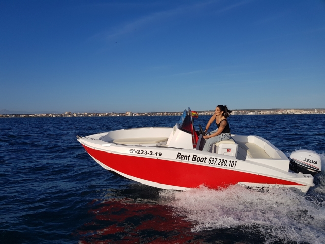  Noleggio barca a Santa Pola Senza patente 