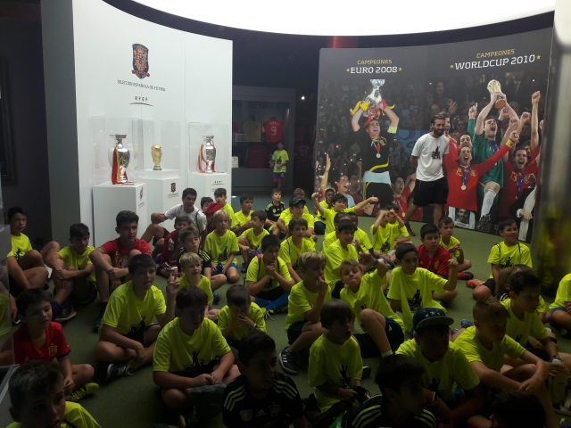 Visita al Museo della Nazionale Spagnola 