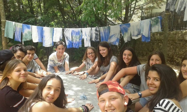  Tirolesa no acampamento Collado Mediano