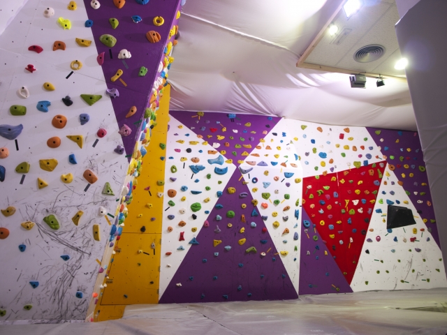  A parede de escalada 