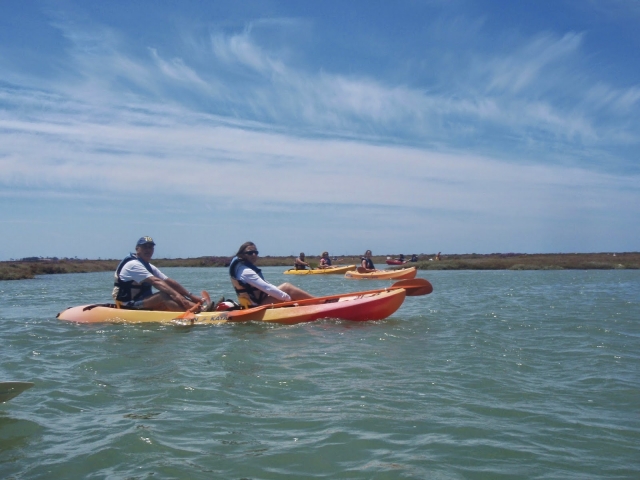 Alquiler de kayaks en Sancti Petri