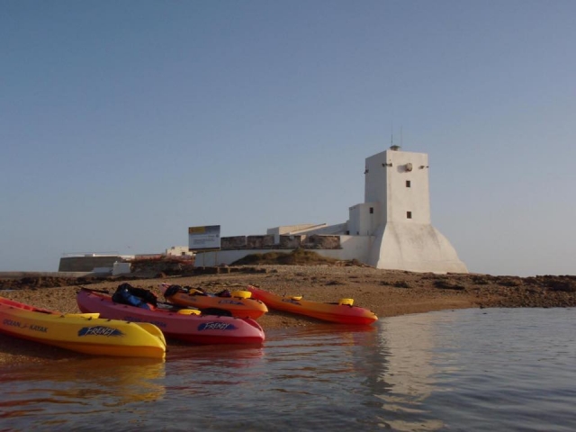 Duranle la ruta en Kayak