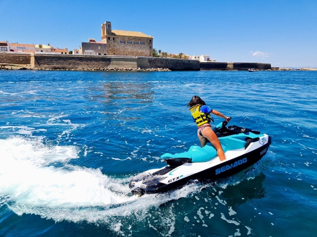 derrape con la jetski