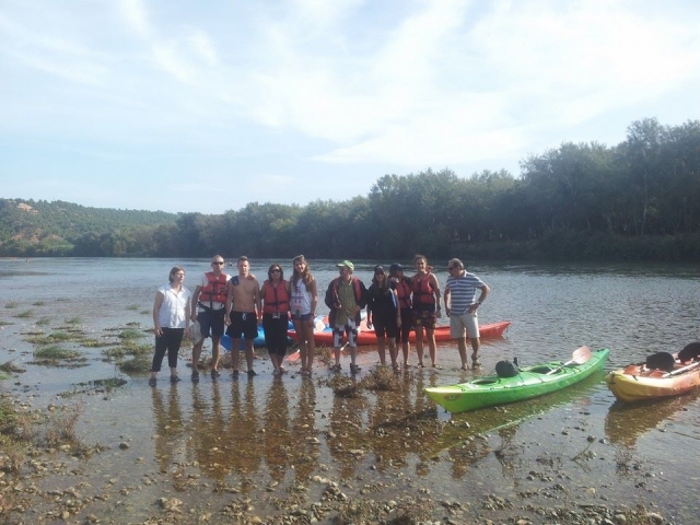  Photo de groupe après le kayak