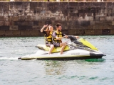 Jet ski rental along the coast of Gijón, 30min