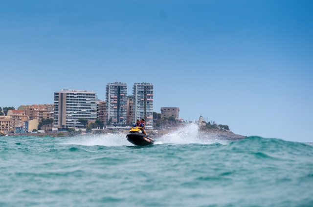 Jet ski en el Mediterráneo