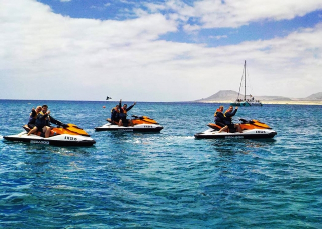 Excursion en moto de agua por el sur de Fuerteventura