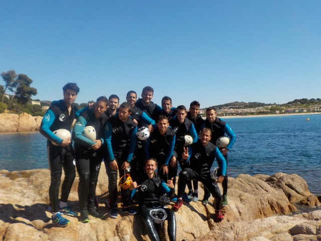  Coasteering para grupos de trabalho 
